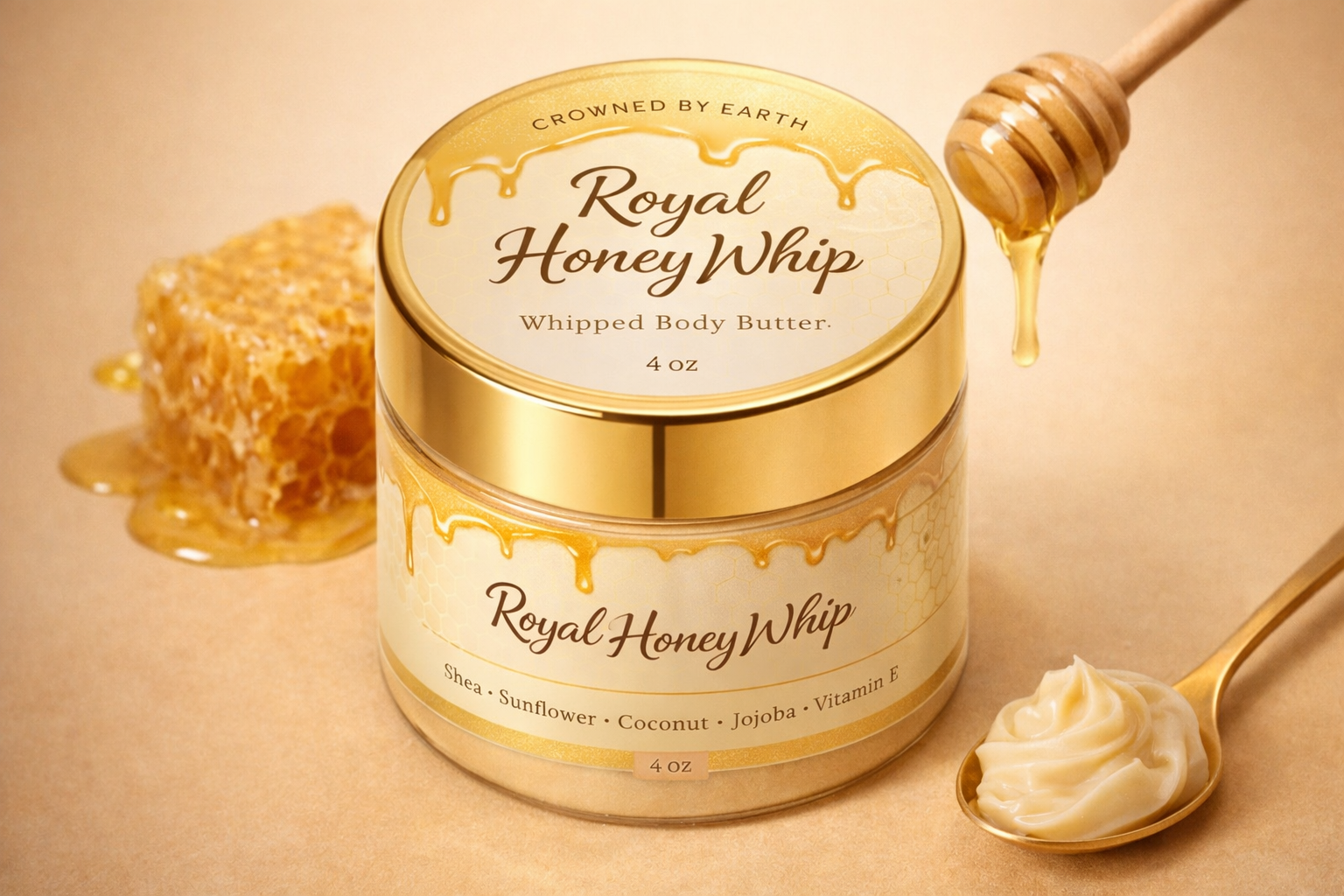 Royal Honey Whip – Whipped Body Butter (4 oz)